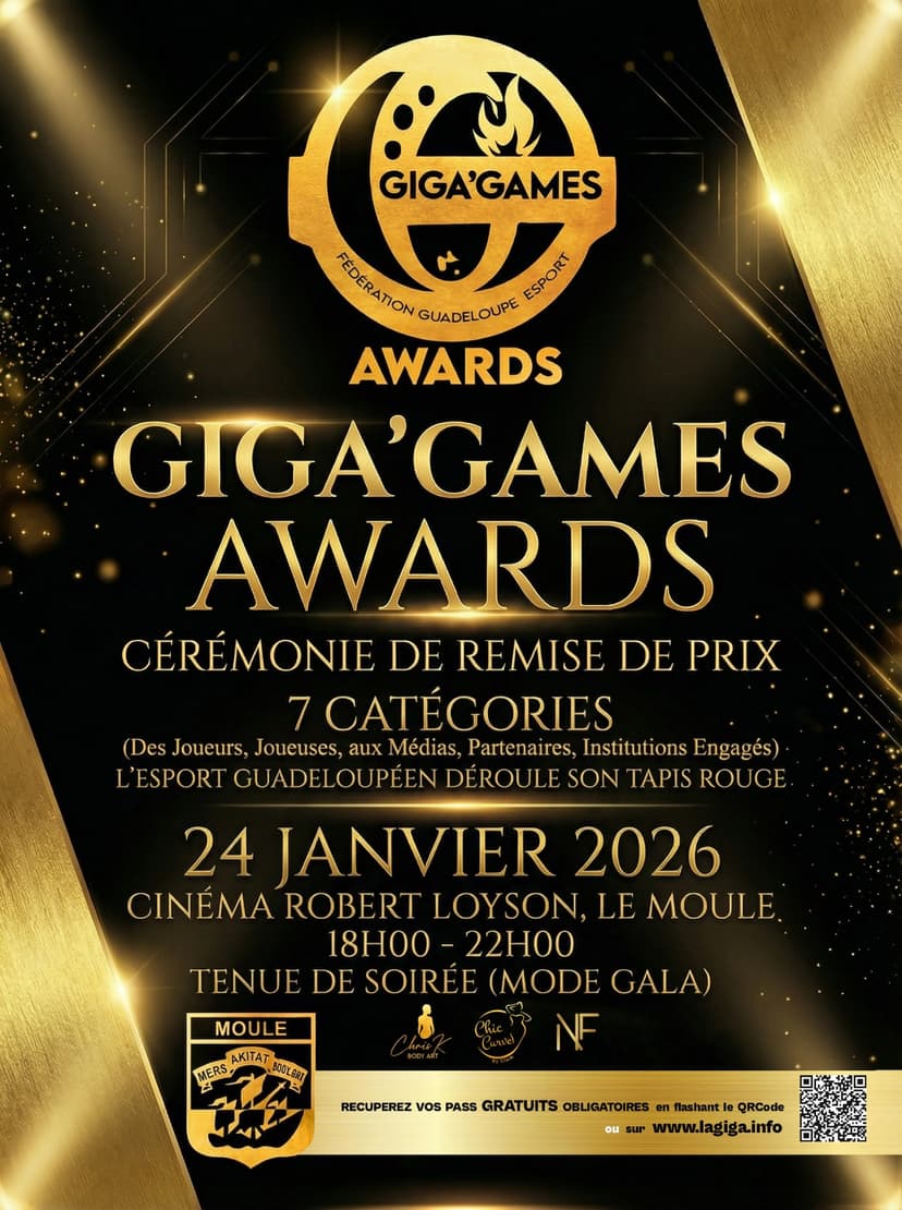 Flyer GIGA'GAMES AWARDS 2026