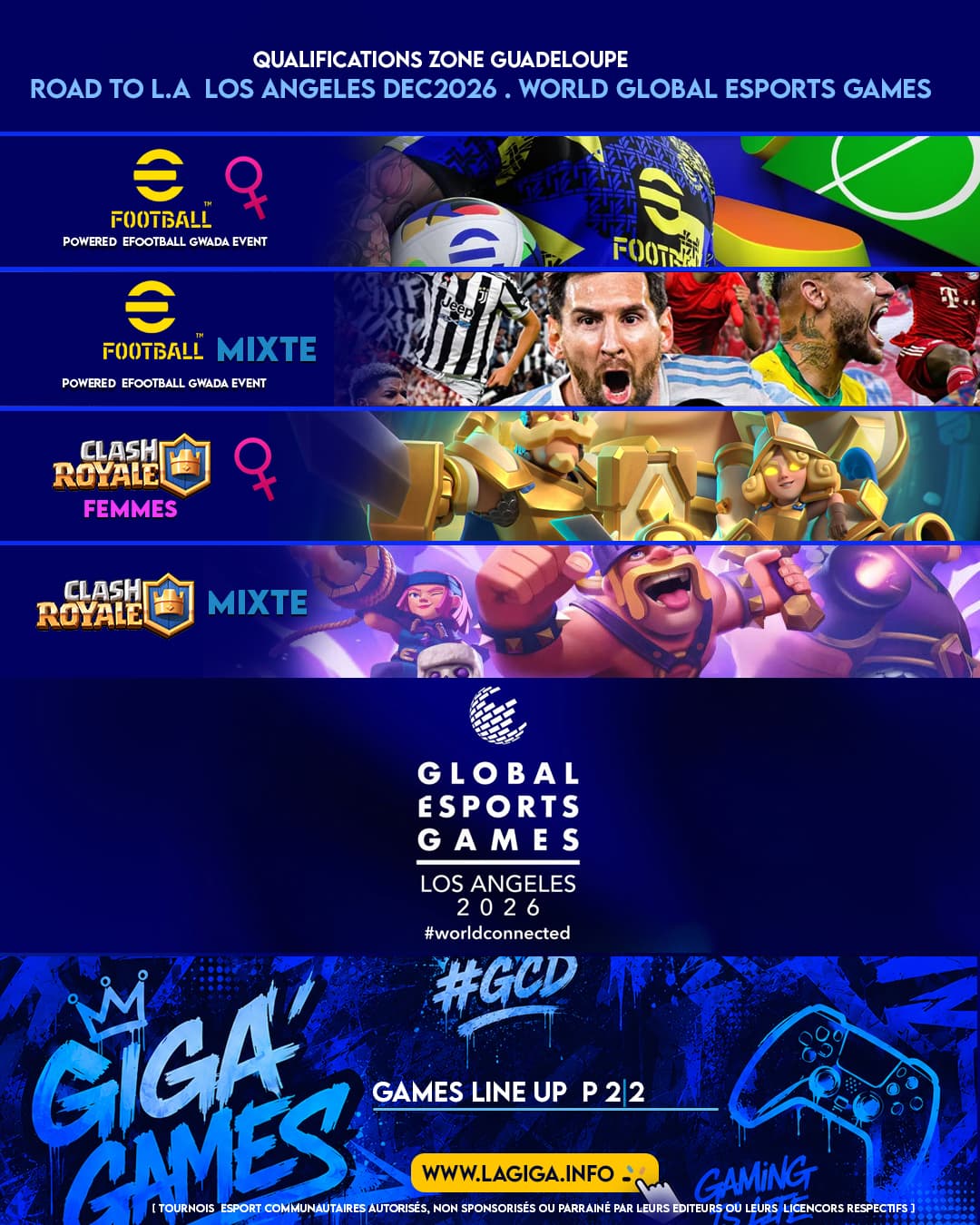Line-up des jeux du #GCD GIGA'GAMES 2026, partie 2