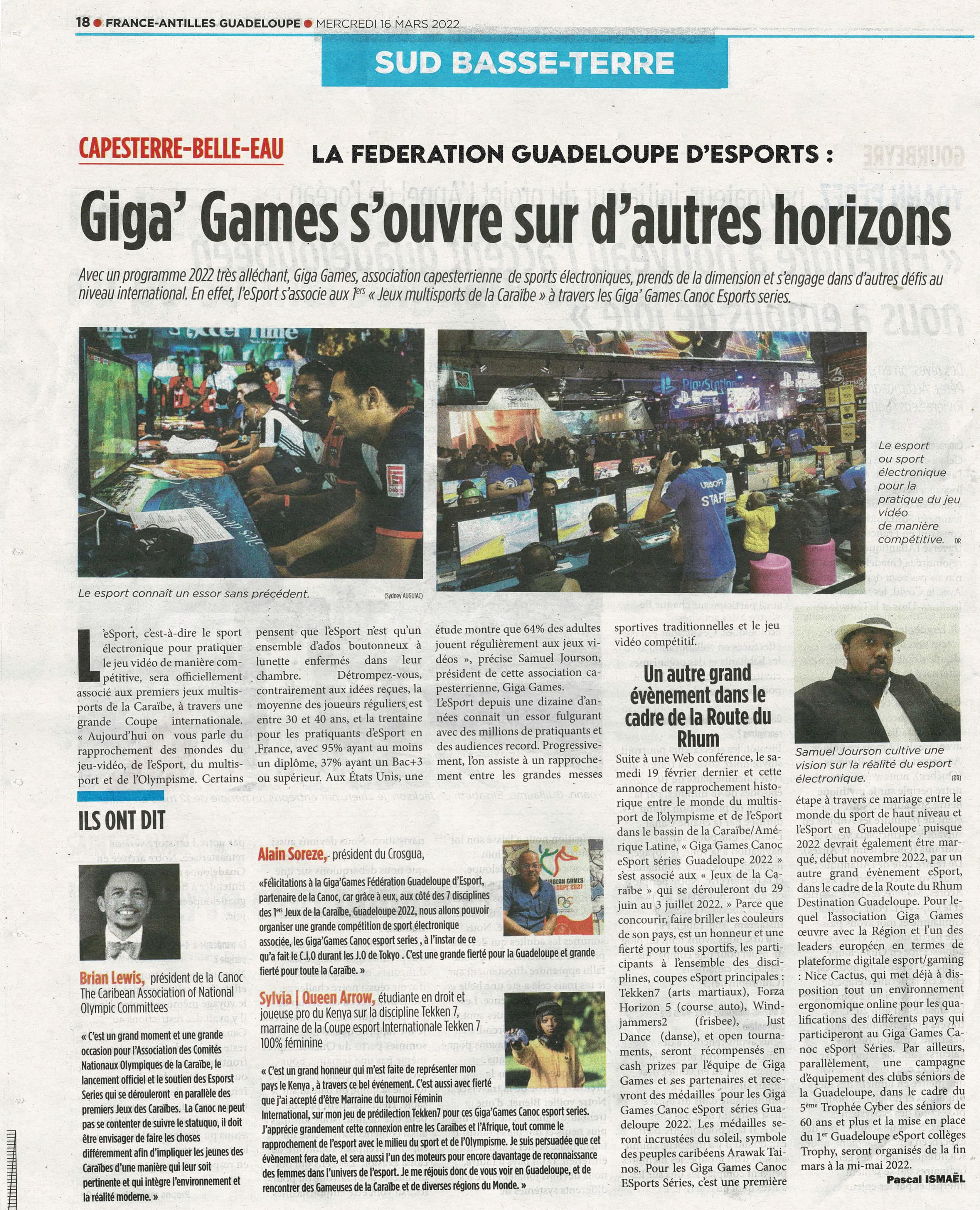 When multisport, olympism and esports meet in the Caribbean